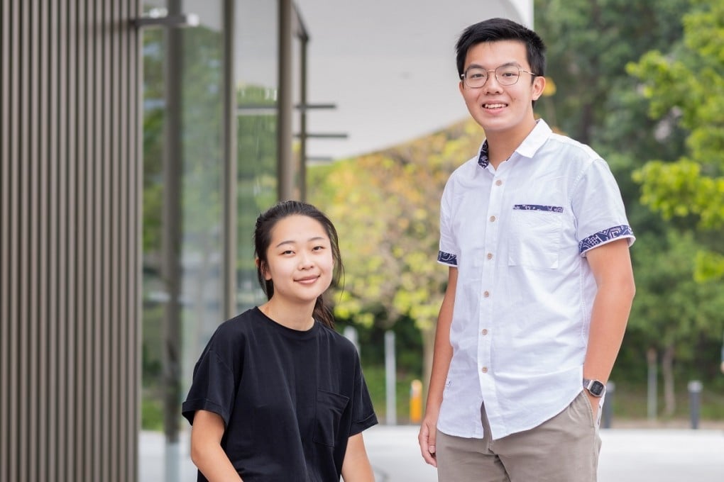 Zoelle SUO (left) and Jerry LI (right) are among the first cohort of HKUST’s Beyond Academic Admissions Scholarship (BAAS) awardees.